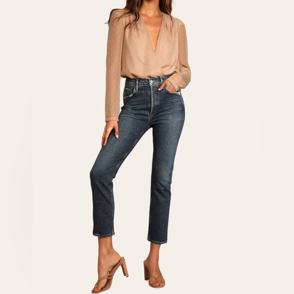 NEW Lulus Dainty Dots Long Sleeve Bodysuit NWT - Picture 8 of 8